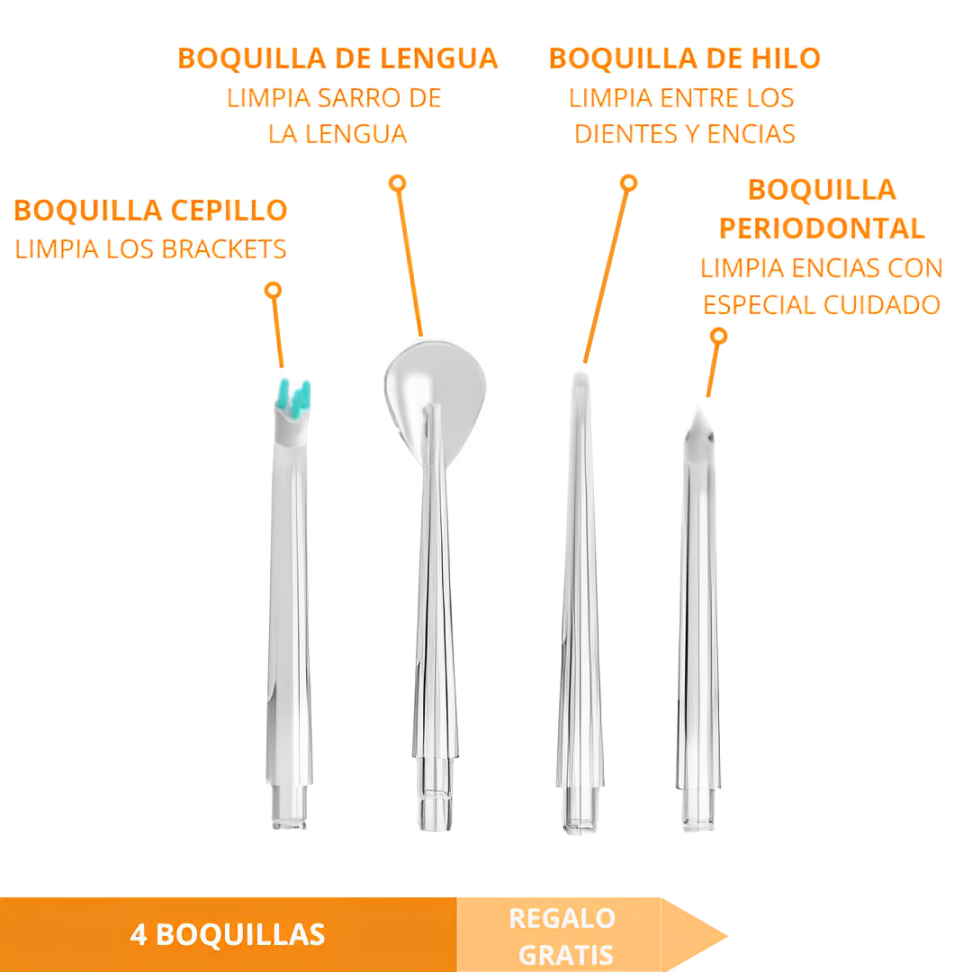 Irrigador Oral Limpiador Bucal Científicamente Probado