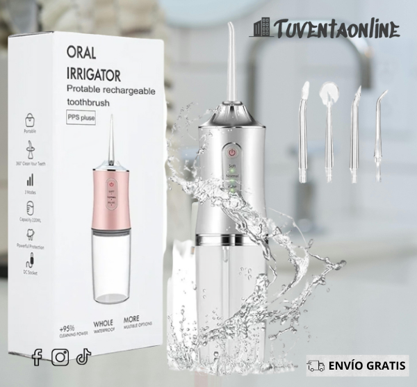 Irrigador Oral Limpiador Bucal Científicamente Probado